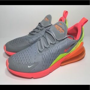 Nike Air Max 270 Grey Hot Punch Kid’s 6Y